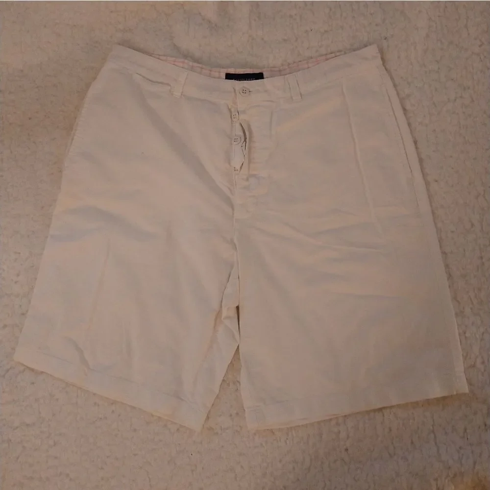 Structure White Khaki Shorts